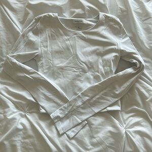 Aritzia Babaton Long Sleeve Crop Top